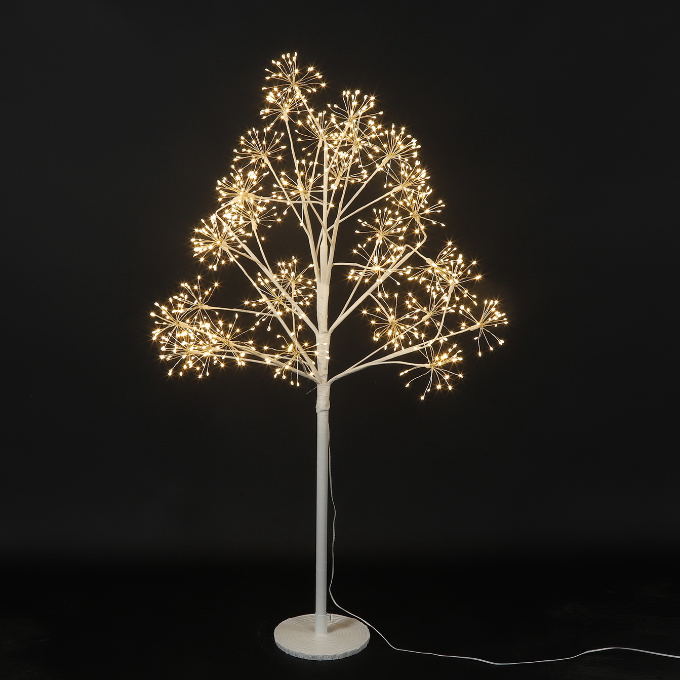 LED Lichterbaum Dorion weiß ca. 120 cm Kerzen / LED 