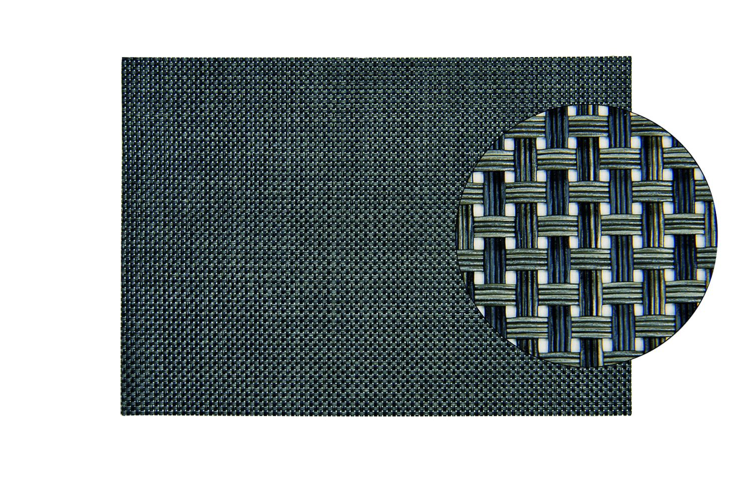 Tischset schwarz 45x30 cm ca. Sonstiges / anthrazit