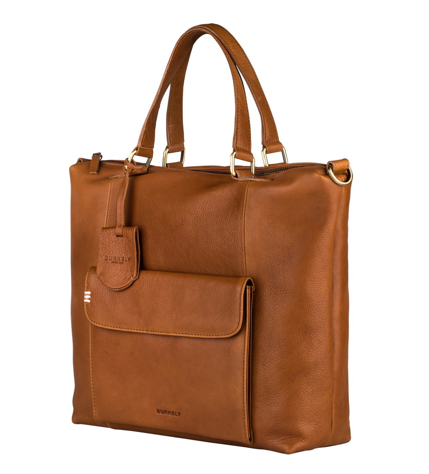 Burkely Hobo Shopper cognac Echtleder Taschen - tewa-shop.de