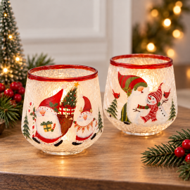 2er Set Glaswindlichter