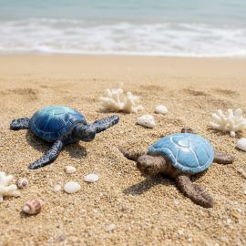 2er Set Schildkröten blau/hellblau