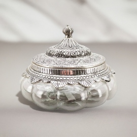 Bonboniere Iride transparent/silber