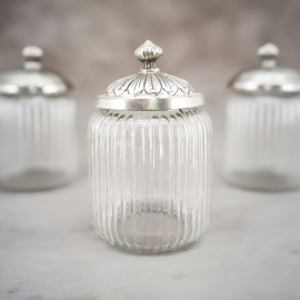 Bonboniere Iride transparent/silber