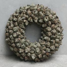 Coco-Fruit Kranz old green-wash