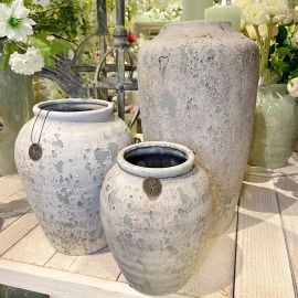 Dekovase Basic grün vintage