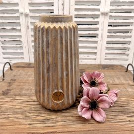 Dekovase geriffelt Jewel