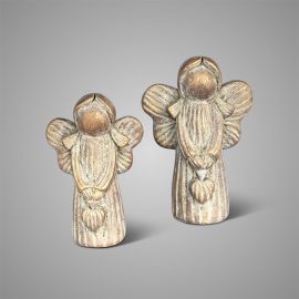 Engel mit Reliefmuster Jewel mit Herz 