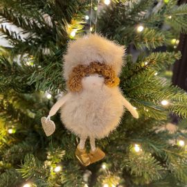 Engelhänger Lanky beige/gold mit Herz 