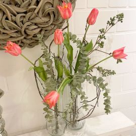 Eukalyptuszweig grün bemehlt