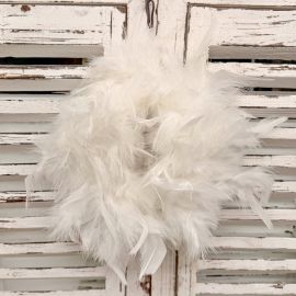 Federkranz weiß