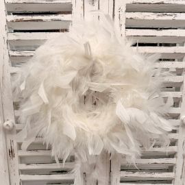 Federkranz weiß