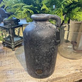 Flaschenvase Basic Basalt schwarz