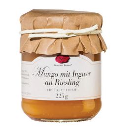 Gourmet Berner Mango mit Ingwer an Riesling Brotaufstrich