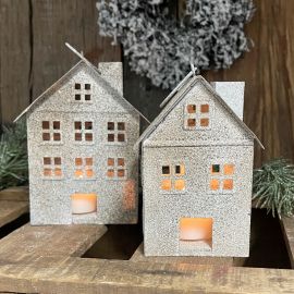 Haushänger Junker grau/braun