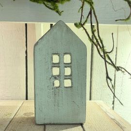 Hauswindlicht / Teelichthaus grün