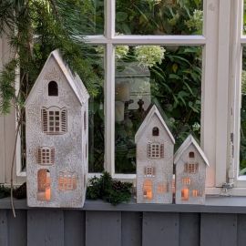 Hauswindlicht creme/gold 