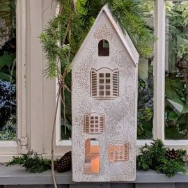 Hauswindlicht creme/gold 