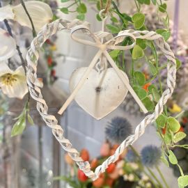 Herzhänger ClairBlanc weiß