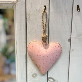 Herzhänger Les Fleurs rosa