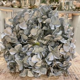 Hortensien Kranz silber/petrol