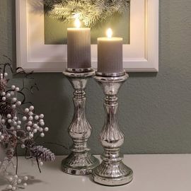 Kerzenhalter Vitreous silber