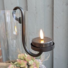 Kerzenhalter zum Aufhängen schwarz 