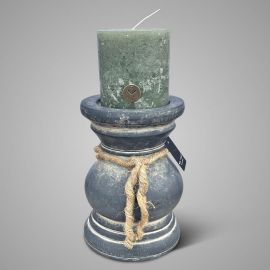 Kerzenständer Basic mit Kordel Ancient Clay