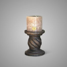 Kerzenständer Twist Majestic braun