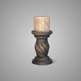 Kerzenständer Twist Majestic braun
