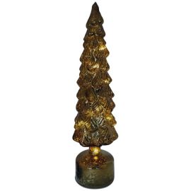 LED Baum PENO gold Glas drehbar - mit Timerfunktion