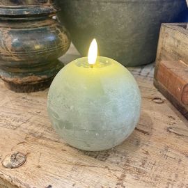 LED-Kugelkerze hellgrün