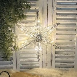 LED Stern mit 20 LED´s (batteriebetrieben)