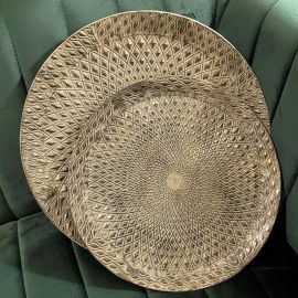 Metalltablett / Dekoteller 