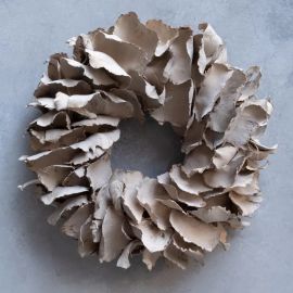 Palmblätter Kranz coffee cream