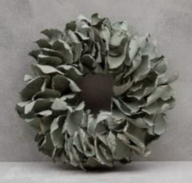 Palmblüten Kranz seagreen