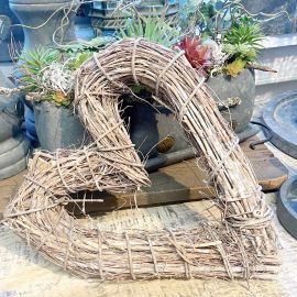 Rattanherz Willow natur