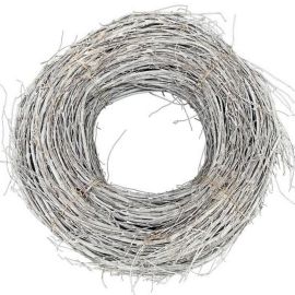 Rattankranz Willow weiß