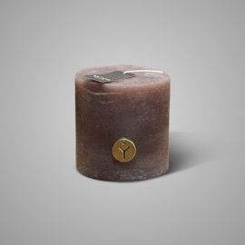 Rustic Kerze braun