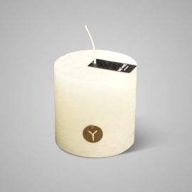 Rustic Kerze ivory