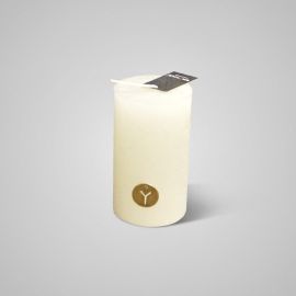 Rustic Kerze ivory