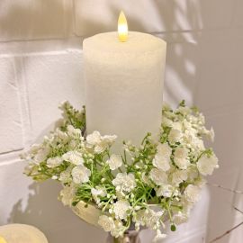 Schleierkraut Kranz cream 