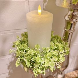 Schleierkrautkranz grün