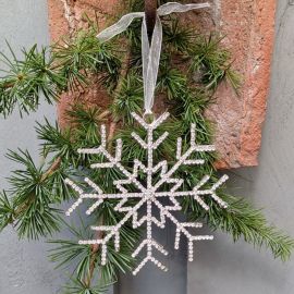 Schneeflockenhänger GlinT silber 