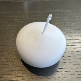 Schwimmkerze, weiß 5 cm Ø 