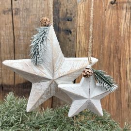 Sternhänger Dost weiß/creme