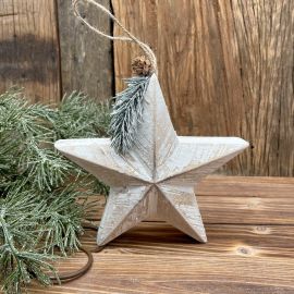 Sternhänger Dost weiß/creme