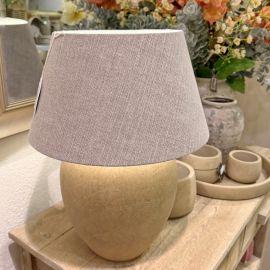 Tischlampe Classic Majestic taupe