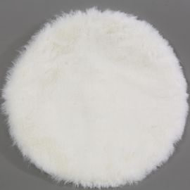 Tischset Plüsch ivory