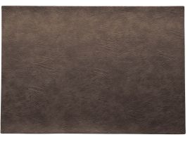 Tischset nougat, vegan leather