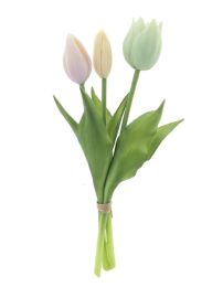 Tulpenbund x3 grey/pink/cream real touch